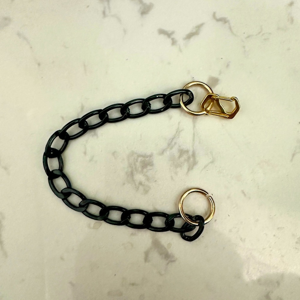Black & Gold Color Punk Rock Y2K Grunge Glam Bracelet